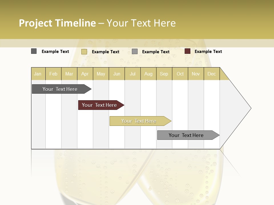 Anniversary Fun Toast PowerPoint Template