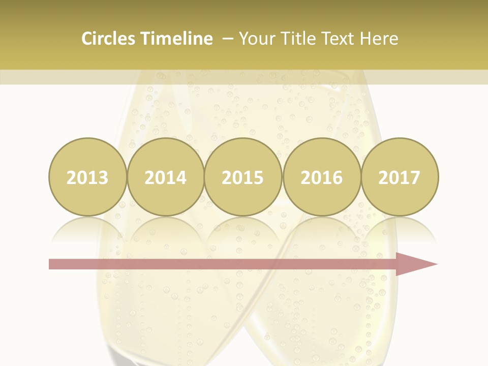 Anniversary Fun Toast PowerPoint Template