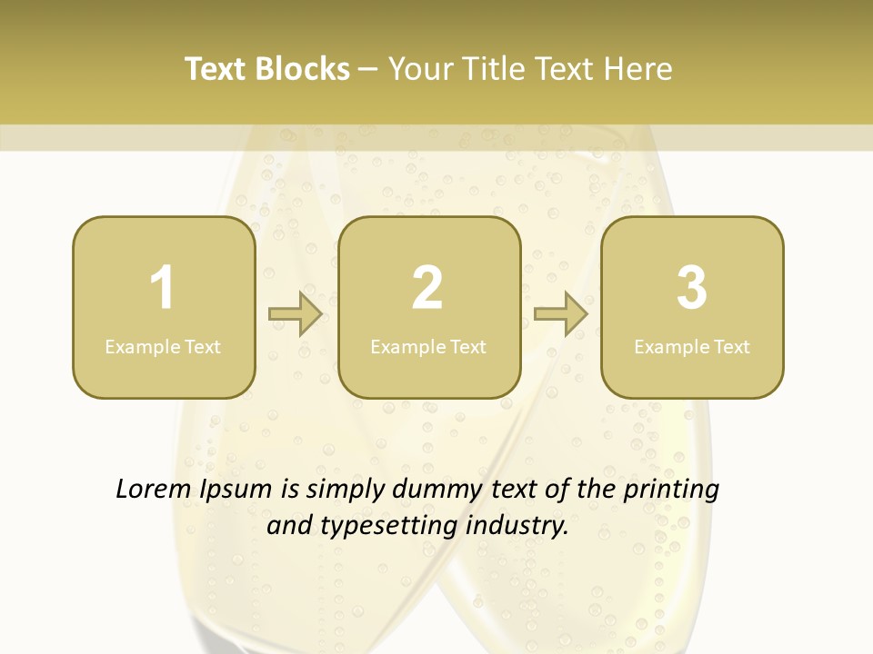 Anniversary Fun Toast PowerPoint Template