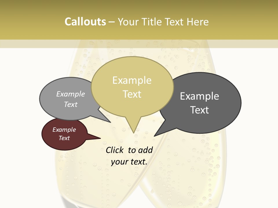 Anniversary Fun Toast PowerPoint Template