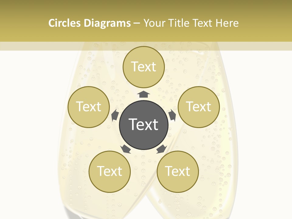 Anniversary Fun Toast PowerPoint Template