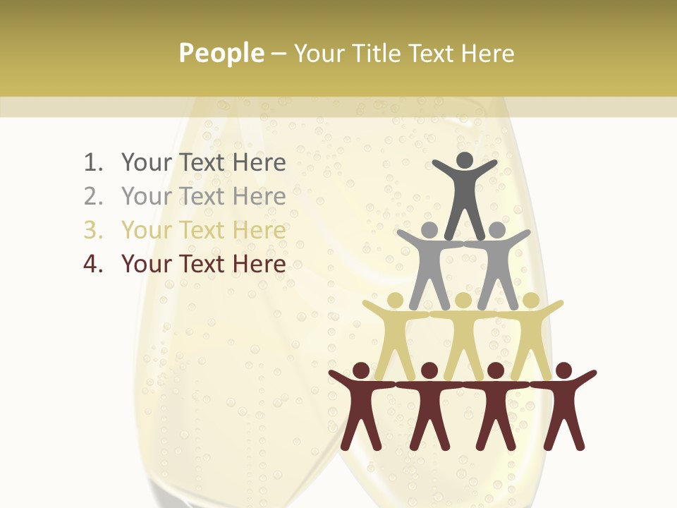 Anniversary Fun Toast PowerPoint Template