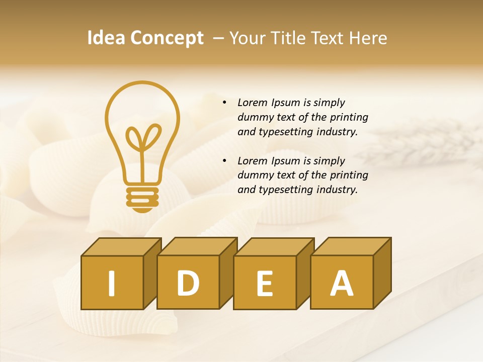 Italy Dish Prepare PowerPoint Template