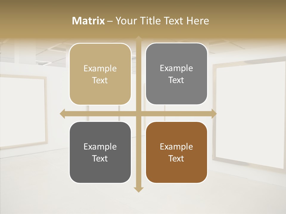 Block Empty Lights PowerPoint Template