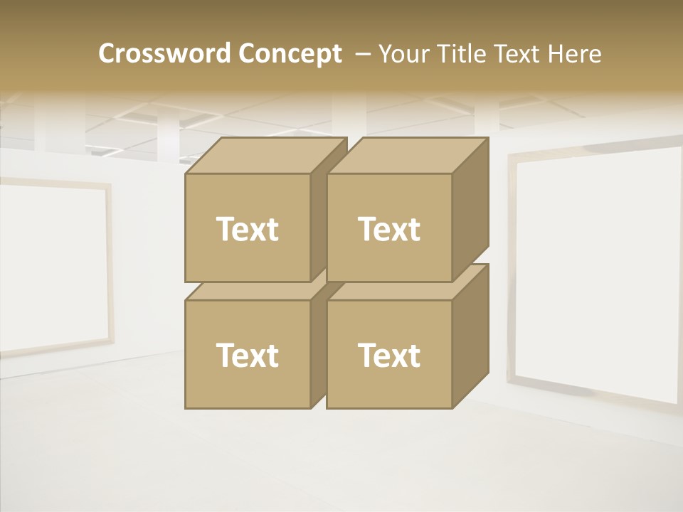 Block Empty Lights PowerPoint Template