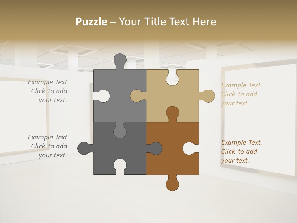Block Empty Lights PowerPoint Template