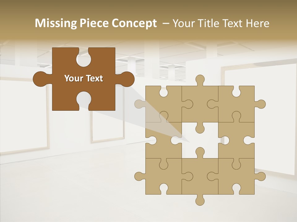 Block Empty Lights PowerPoint Template