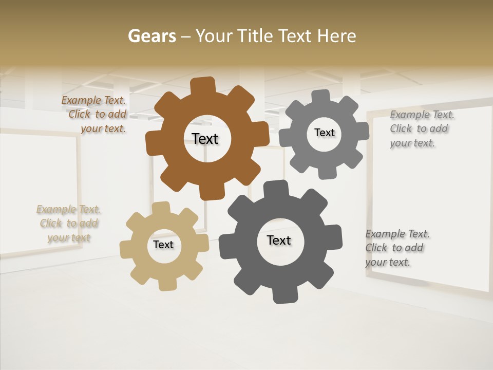 Block Empty Lights PowerPoint Template