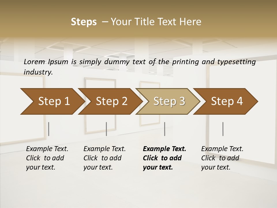 Block Empty Lights PowerPoint Template