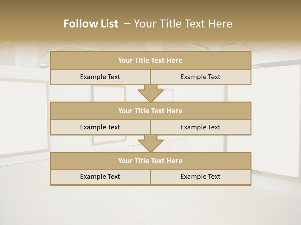 Block Empty Lights PowerPoint Template