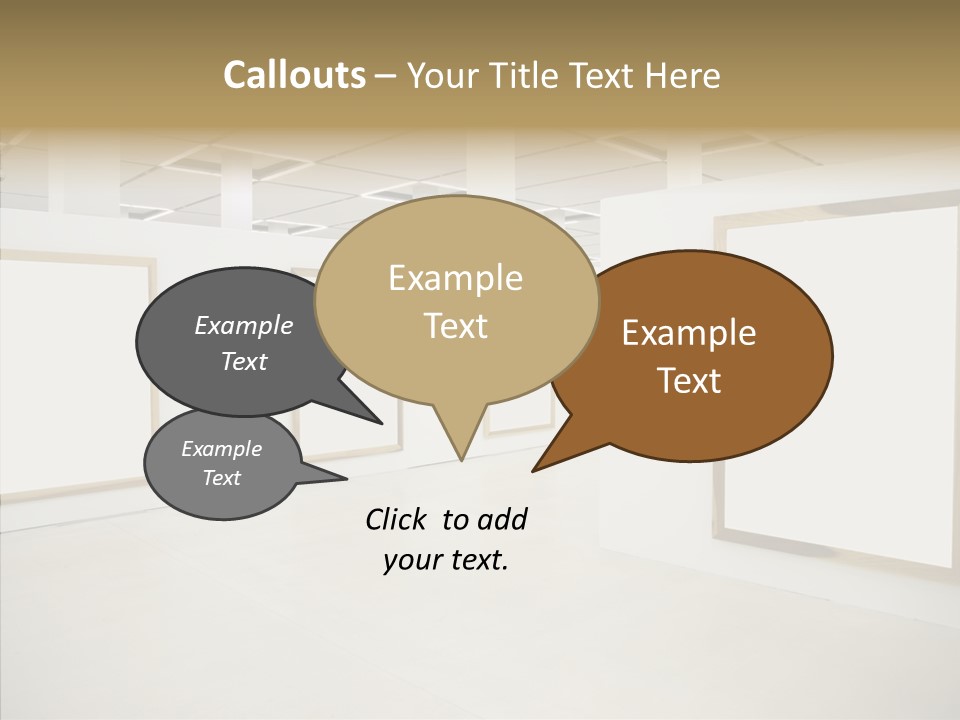 Block Empty Lights PowerPoint Template