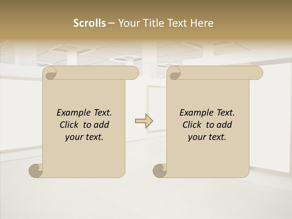 Block Empty Lights PowerPoint Template