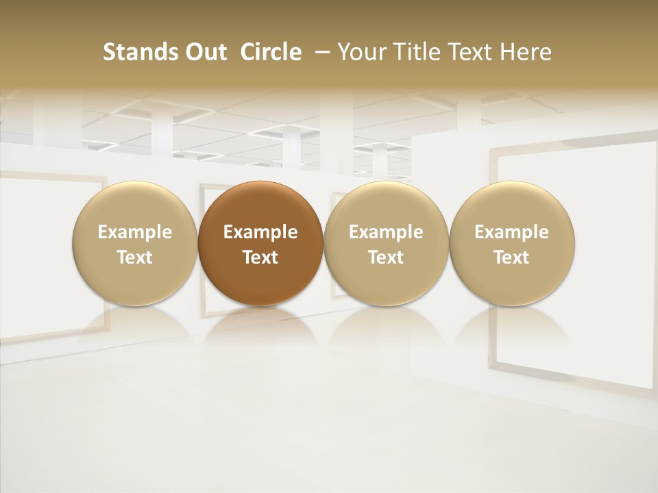 Block Empty Lights PowerPoint Template