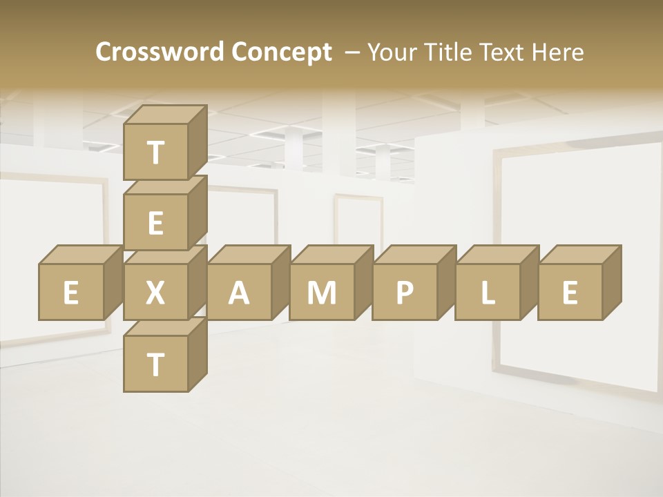 Block Empty Lights PowerPoint Template