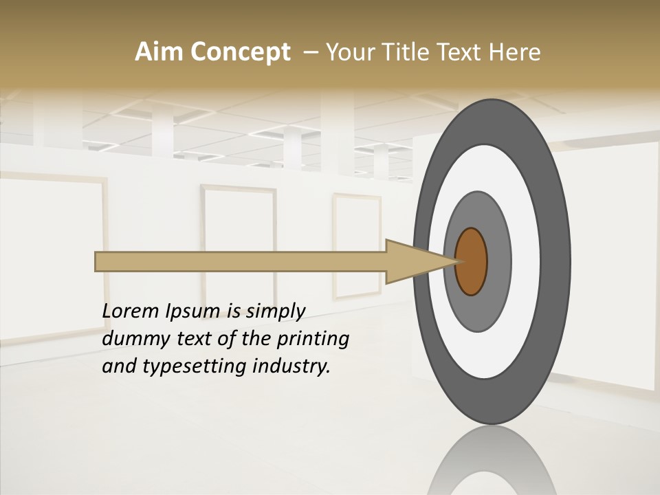 Block Empty Lights PowerPoint Template