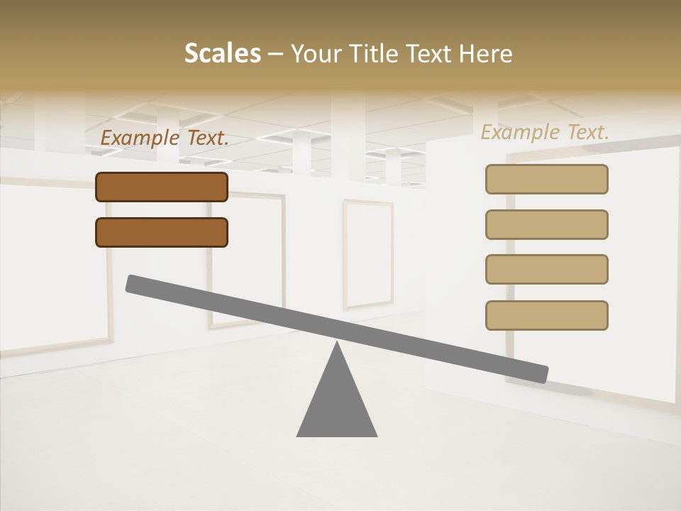 Block Empty Lights PowerPoint Template