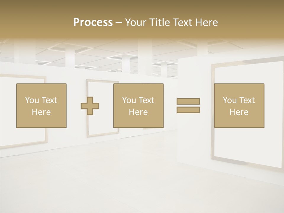 Block Empty Lights PowerPoint Template