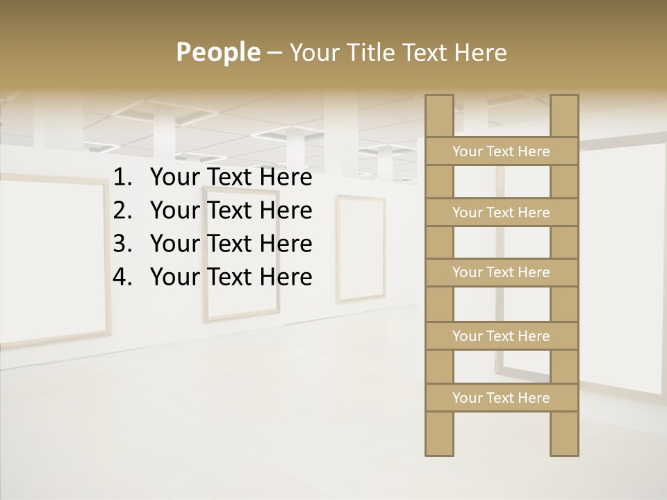Block Empty Lights PowerPoint Template