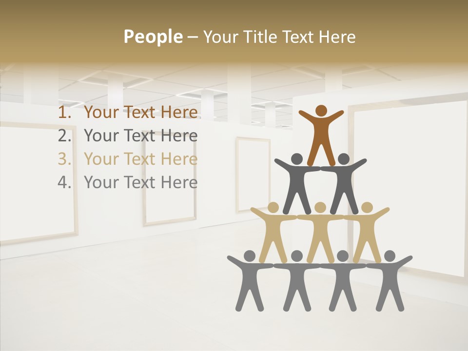 Block Empty Lights PowerPoint Template