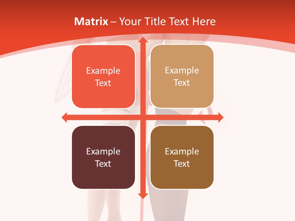 Lingerie Demon Contrast PowerPoint Template