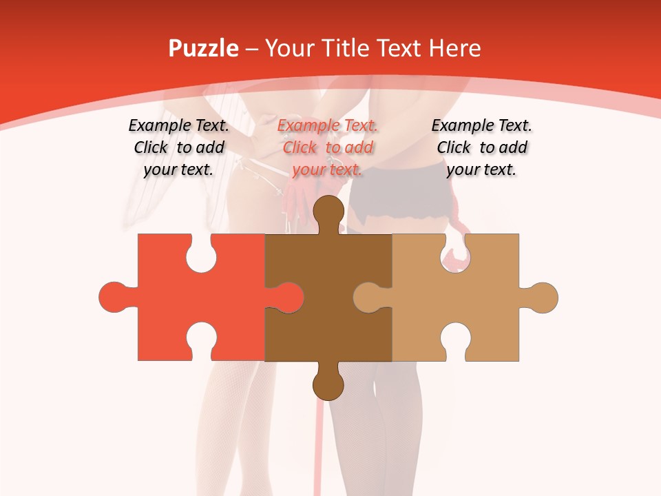 Lingerie Demon Contrast PowerPoint Template