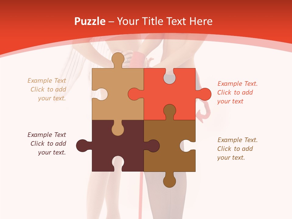 Lingerie Demon Contrast PowerPoint Template