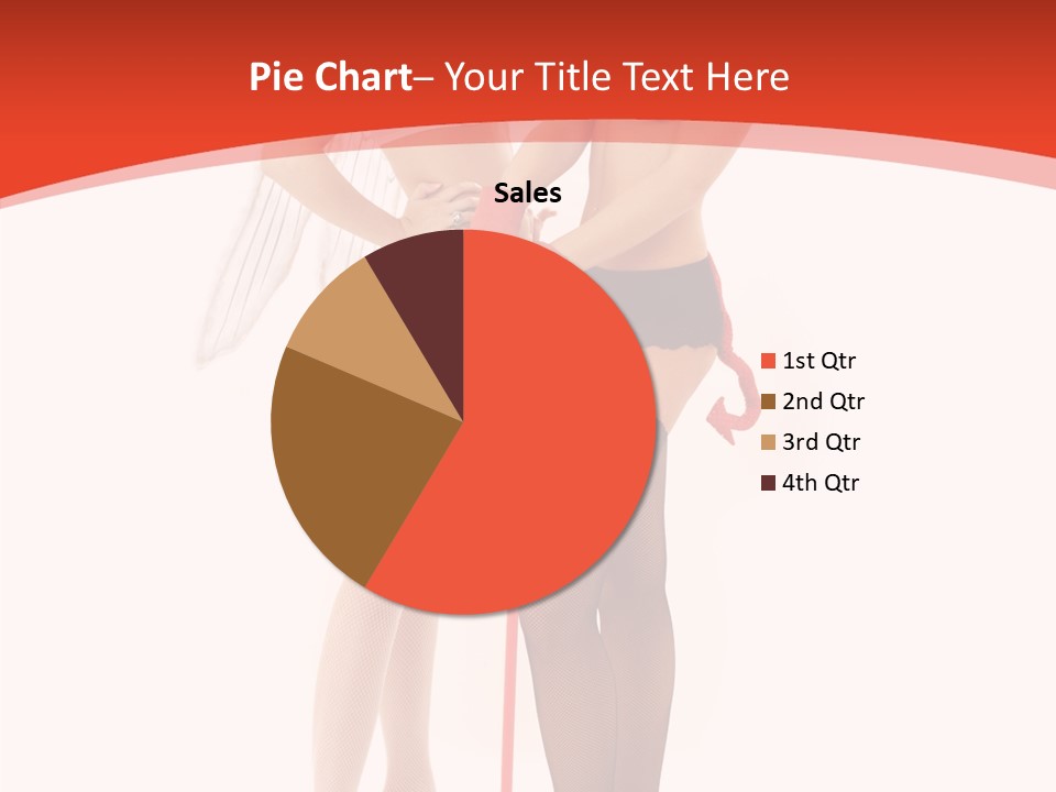 Lingerie Demon Contrast PowerPoint Template