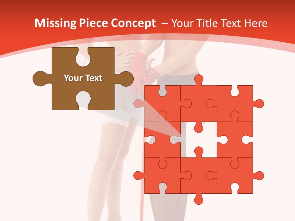 Lingerie Demon Contrast PowerPoint Template