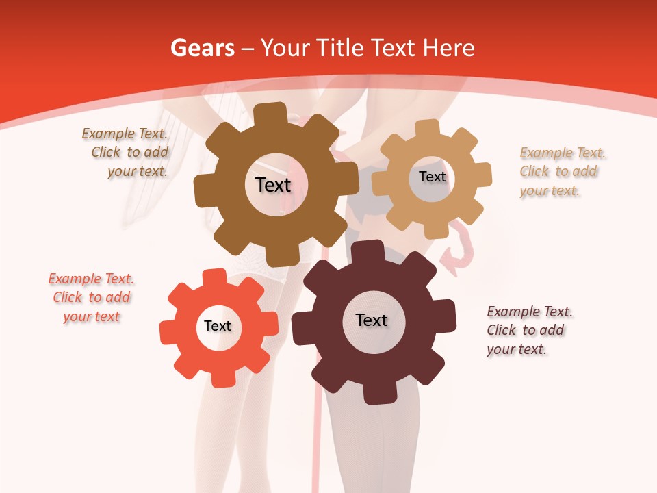 Lingerie Demon Contrast PowerPoint Template