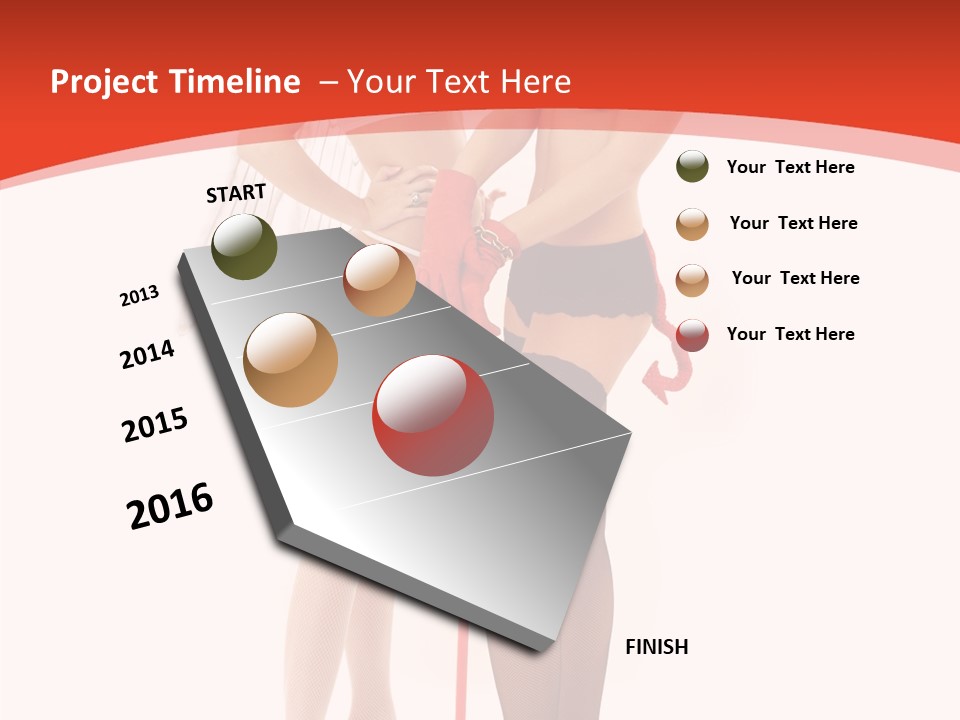 Lingerie Demon Contrast PowerPoint Template