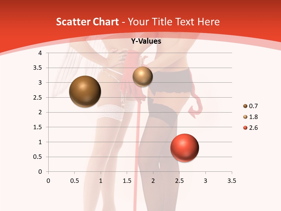 Lingerie Demon Contrast PowerPoint Template