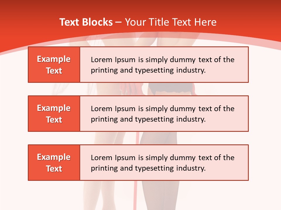 Lingerie Demon Contrast PowerPoint Template
