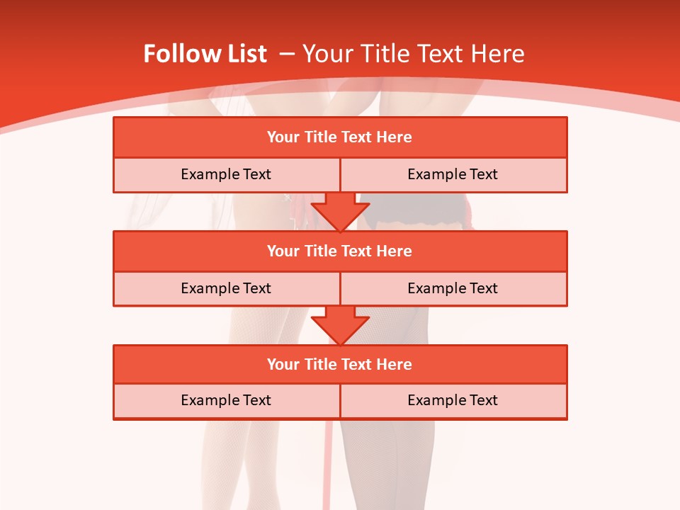 Lingerie Demon Contrast PowerPoint Template