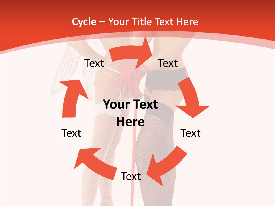 Lingerie Demon Contrast PowerPoint Template