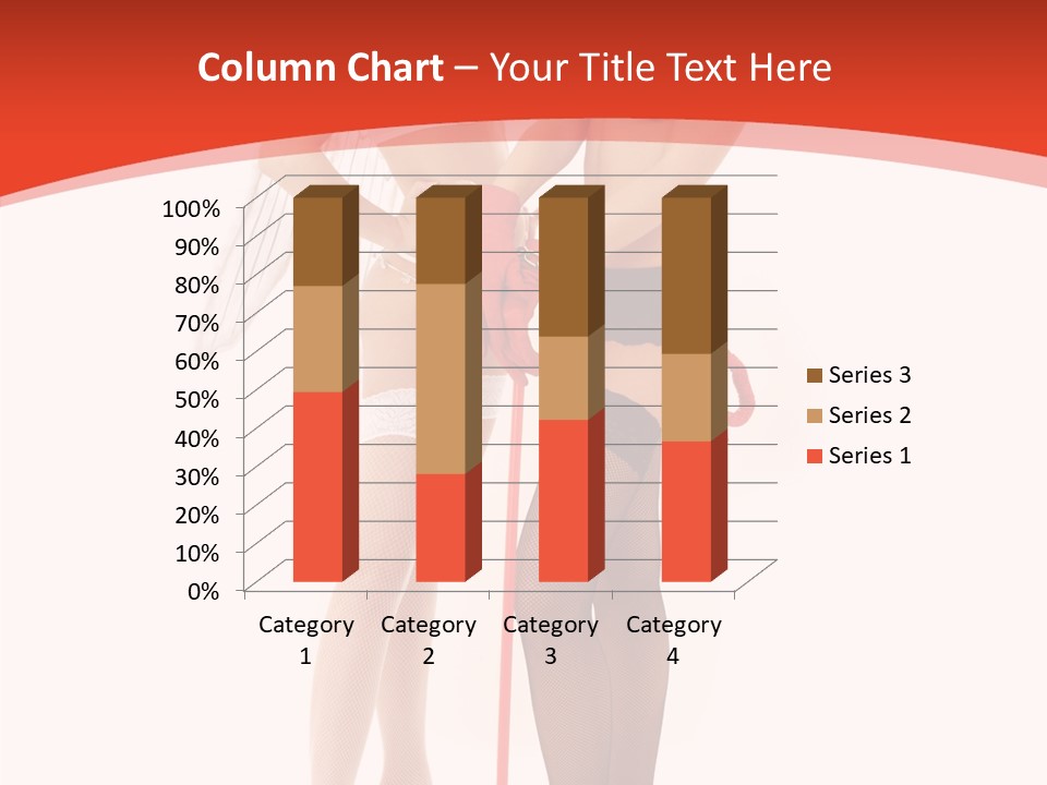 Lingerie Demon Contrast PowerPoint Template