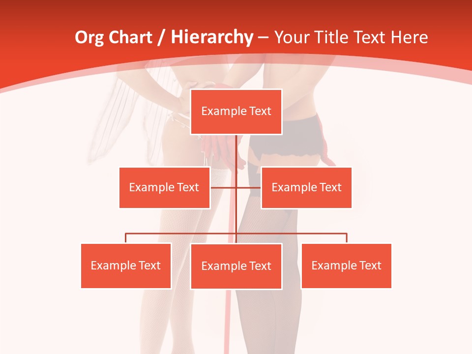 Lingerie Demon Contrast PowerPoint Template