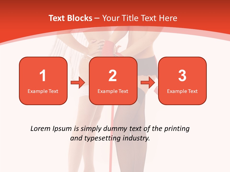 Lingerie Demon Contrast PowerPoint Template