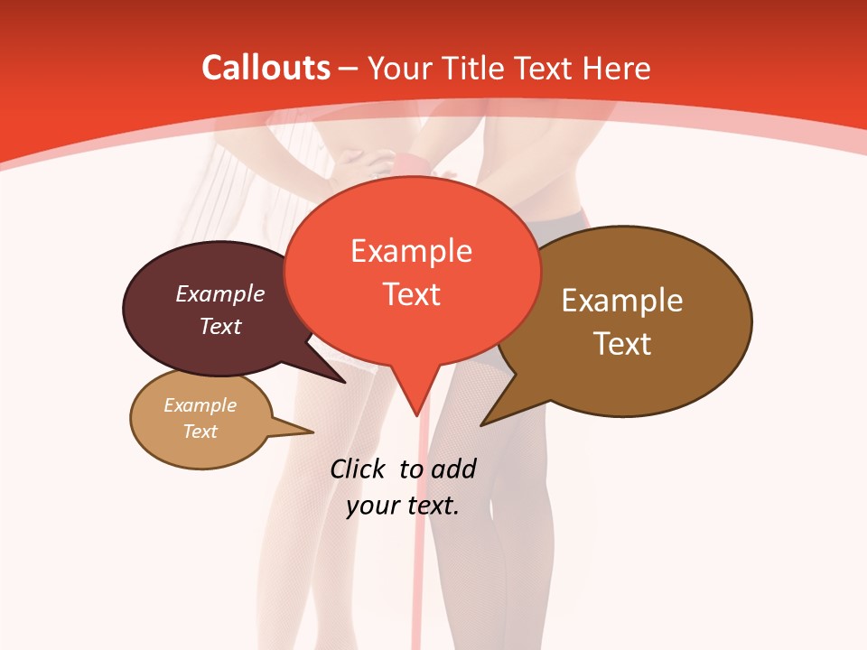 Lingerie Demon Contrast PowerPoint Template