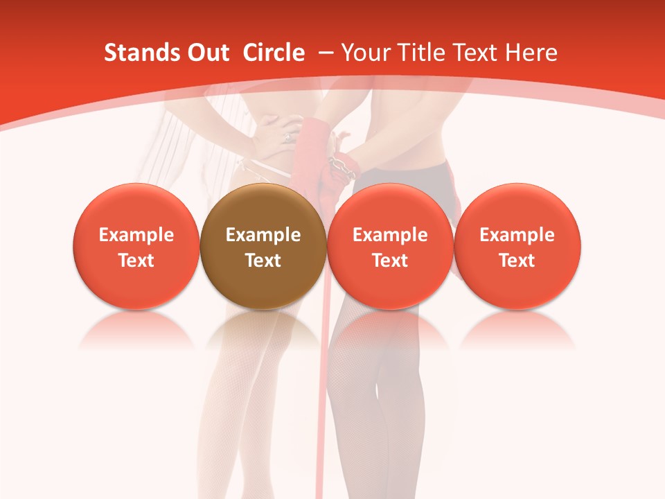 Lingerie Demon Contrast PowerPoint Template