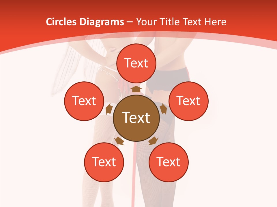 Lingerie Demon Contrast PowerPoint Template