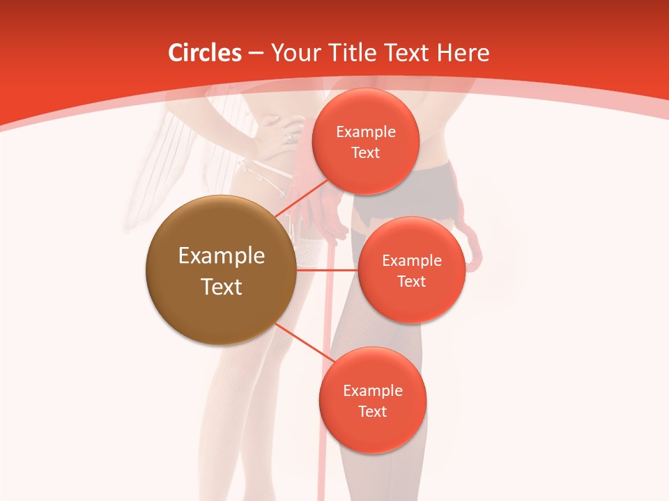 Lingerie Demon Contrast PowerPoint Template