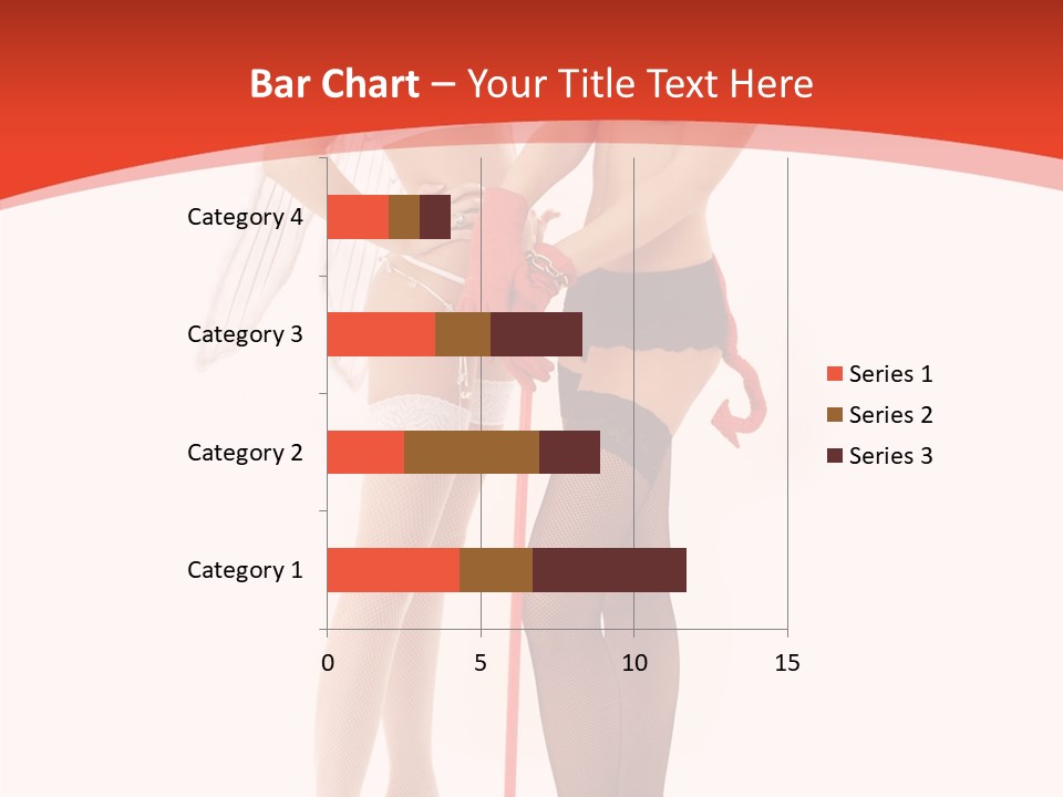 Lingerie Demon Contrast PowerPoint Template