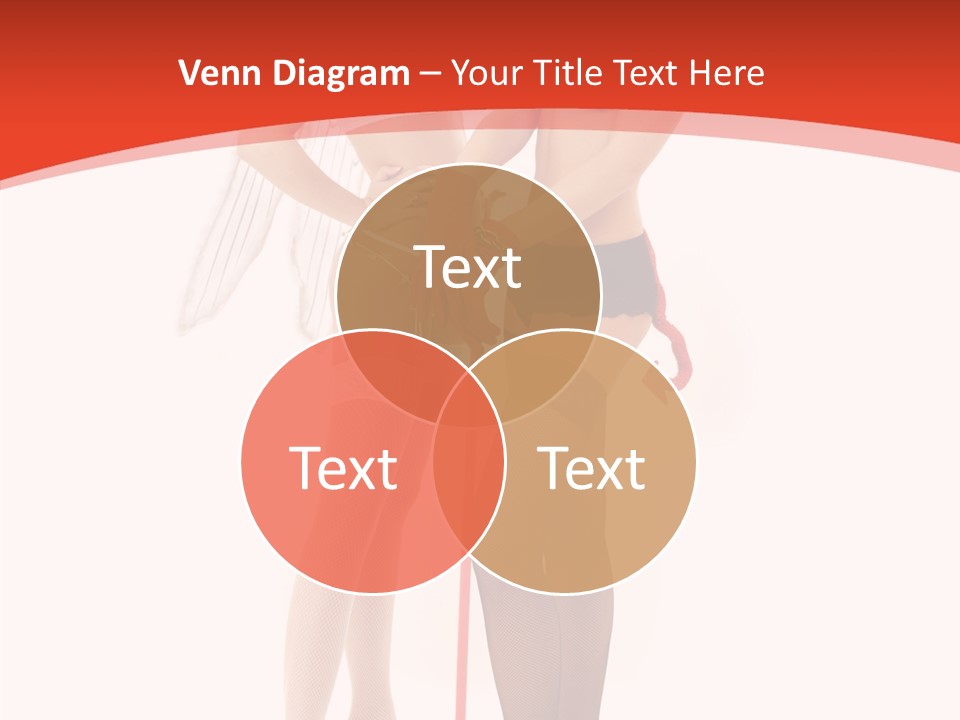 Lingerie Demon Contrast PowerPoint Template