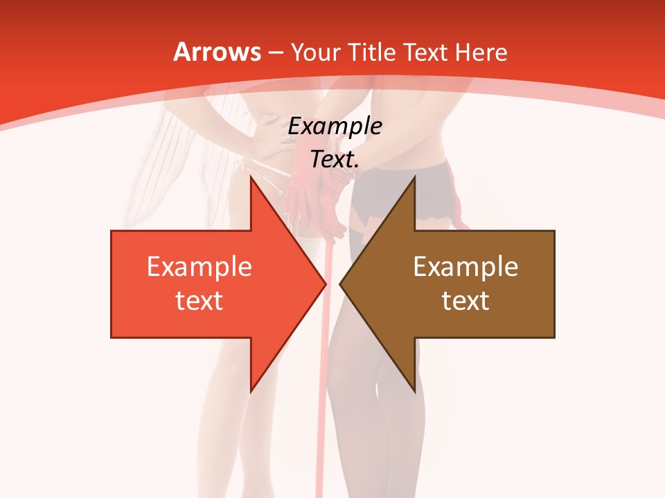Lingerie Demon Contrast PowerPoint Template