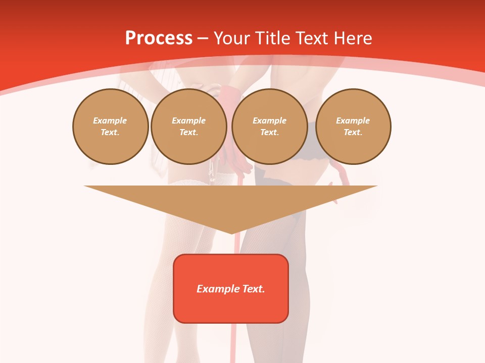 Lingerie Demon Contrast PowerPoint Template