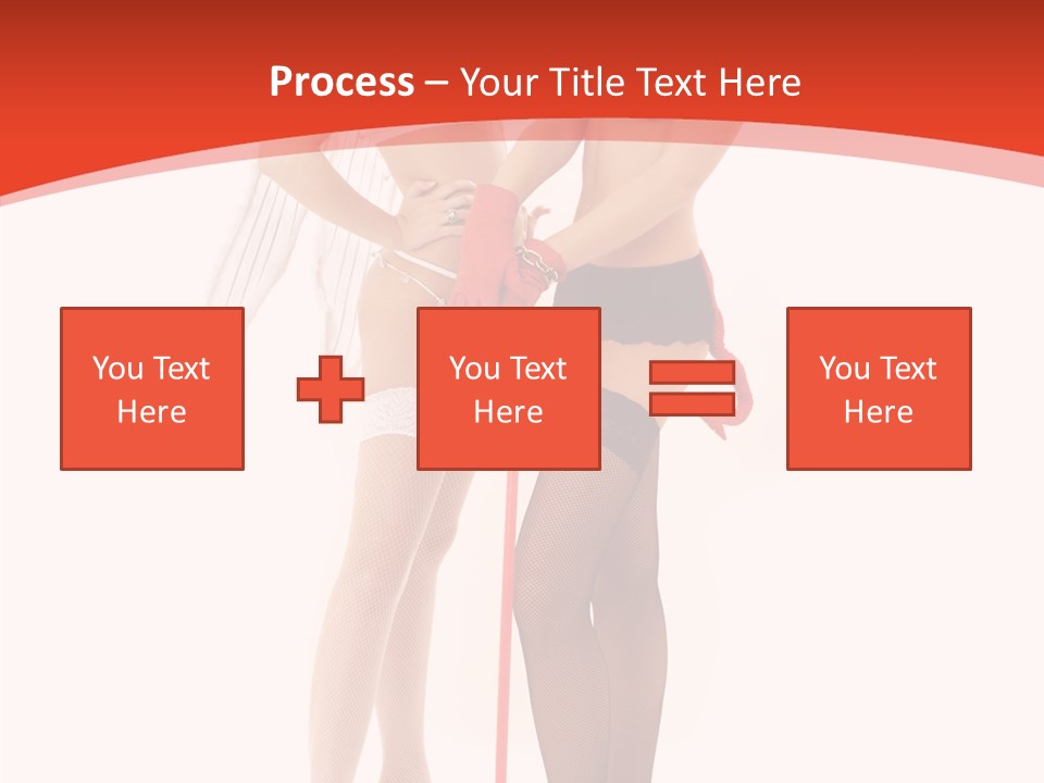 Lingerie Demon Contrast PowerPoint Template