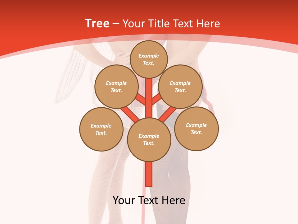 Lingerie Demon Contrast PowerPoint Template