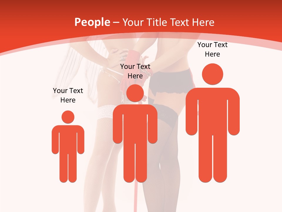 Lingerie Demon Contrast PowerPoint Template