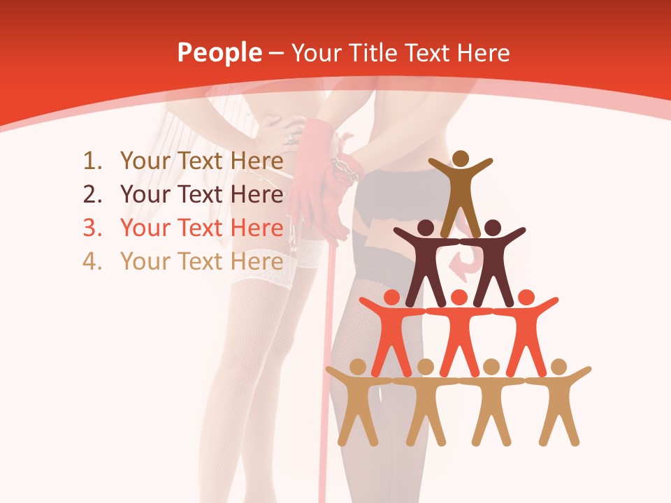 Lingerie Demon Contrast PowerPoint Template