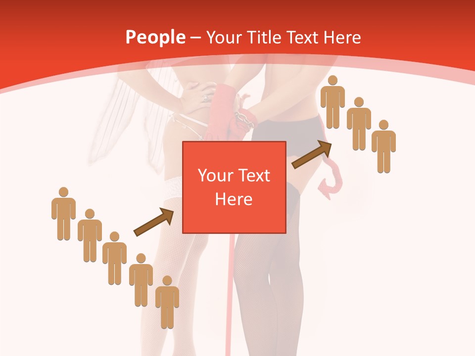 Lingerie Demon Contrast PowerPoint Template